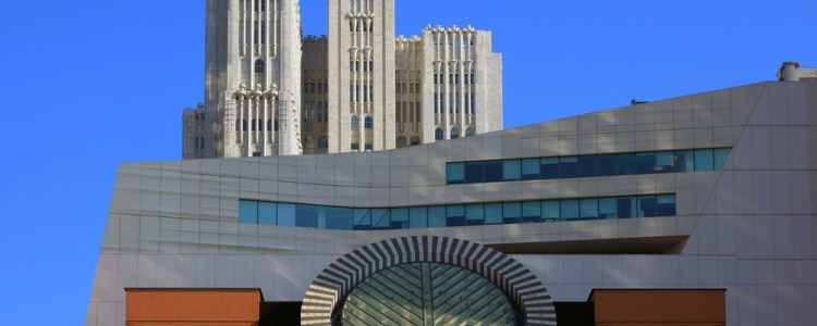 A view of the architecture of SFMOMA